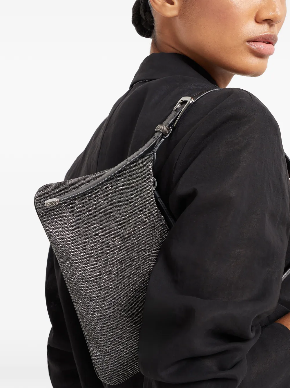 Brunello Cucinelli studded shoulder bag | Image 2