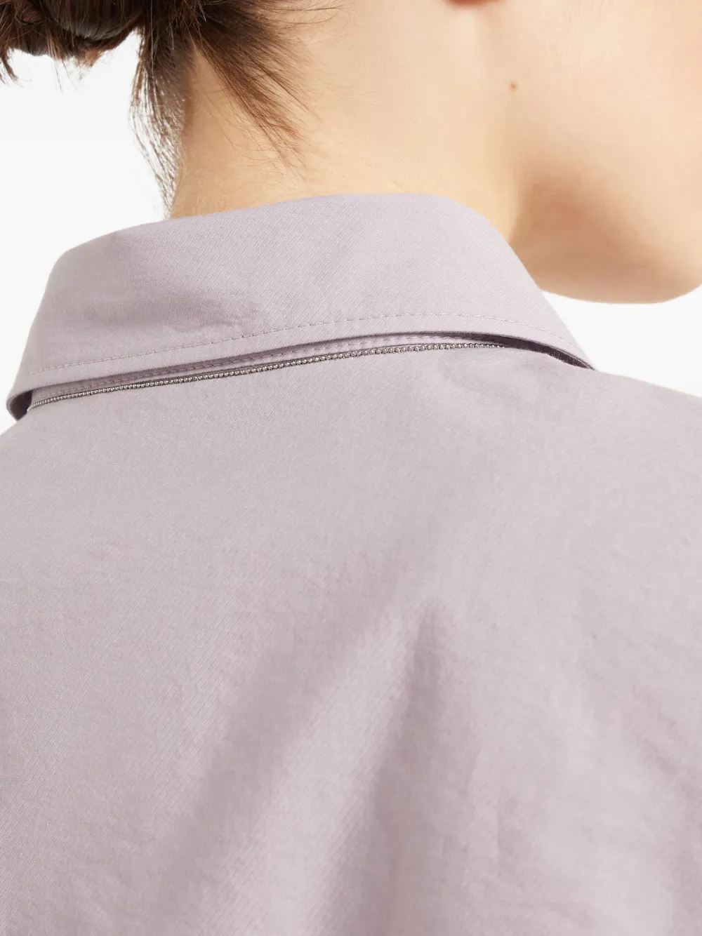 Brunello Cucinelli Mini-jurk met ceintuur Paars