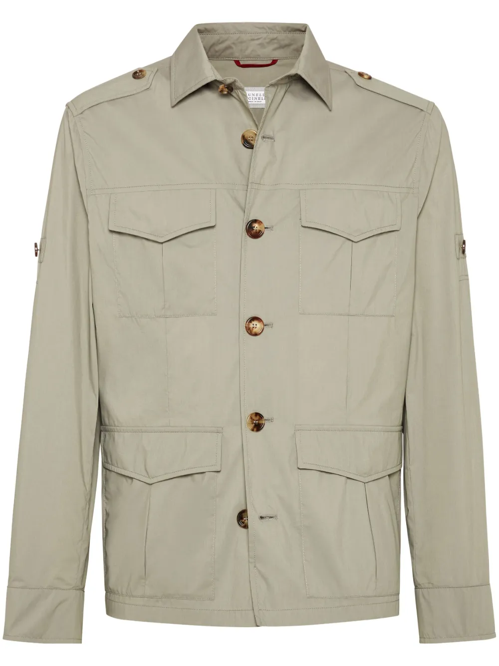 Brunello Cucinelli Waterbestendig shirtjack Beige