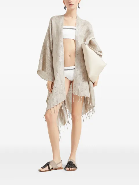 Brunello Cucinelli bikini bottom con detalle de cadena Monili