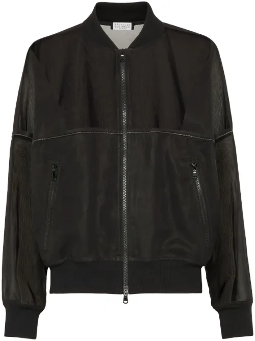 Veste bomber à ornements métalliques - Brunello Cucinelli - Modalova