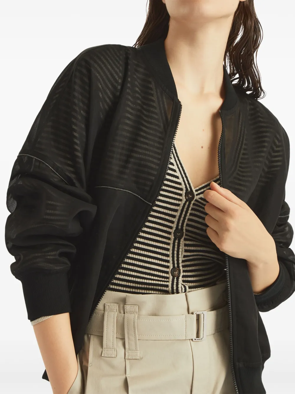 Brunello Cucinelli monili bomber jacket | Image 6