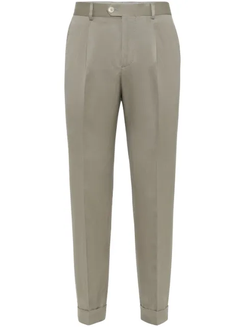 Brunello Cucinelli pantalones rectos con pinzas