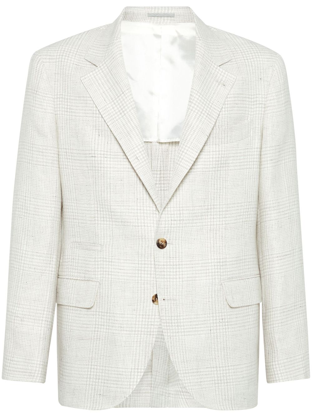 Brunello Cucinelli Prince of Wales blazer - Neutrals