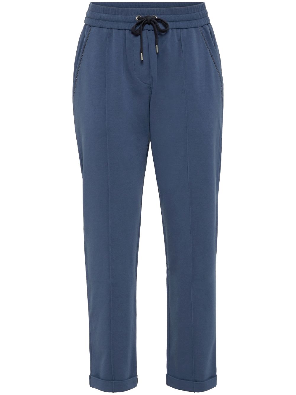 Brunello Cucinelli drawstring track pants - Blue