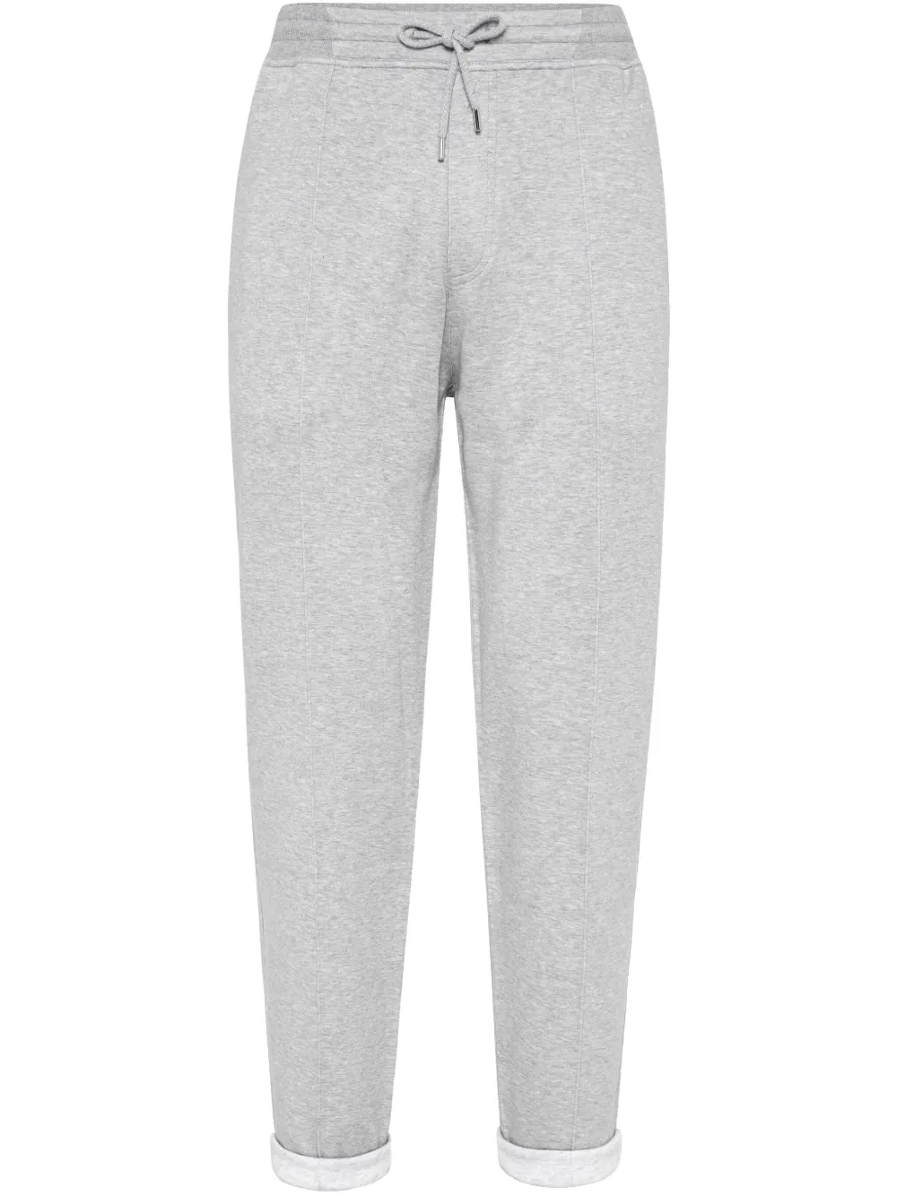 Brunello Cucinelli ribbed track pants | Grey | Image 1