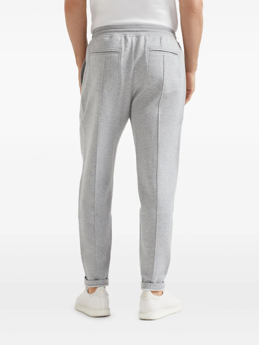 Brunello Cucinelli Geribbelde trainingsbroek Grijs