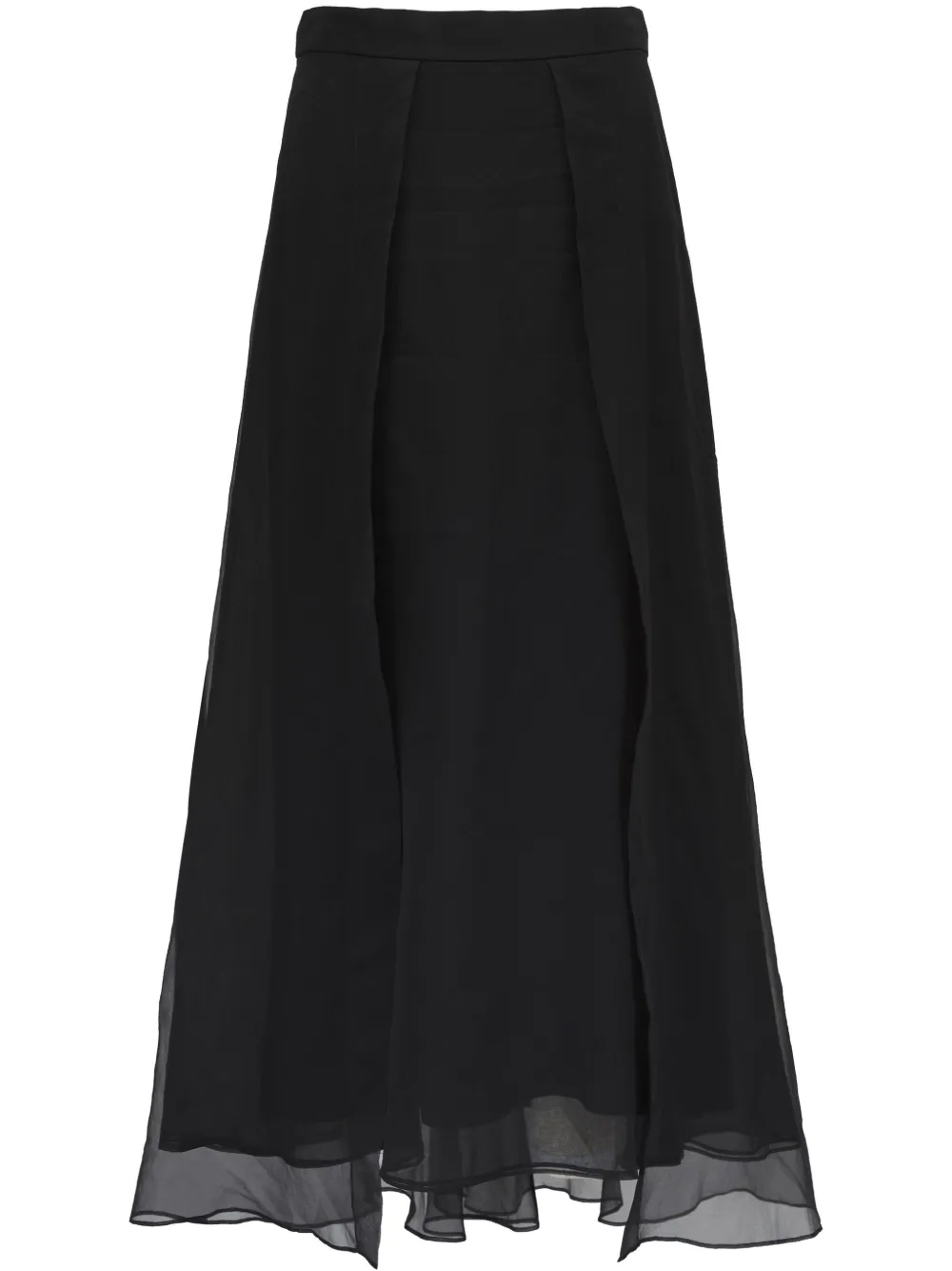 silk maxi skirt