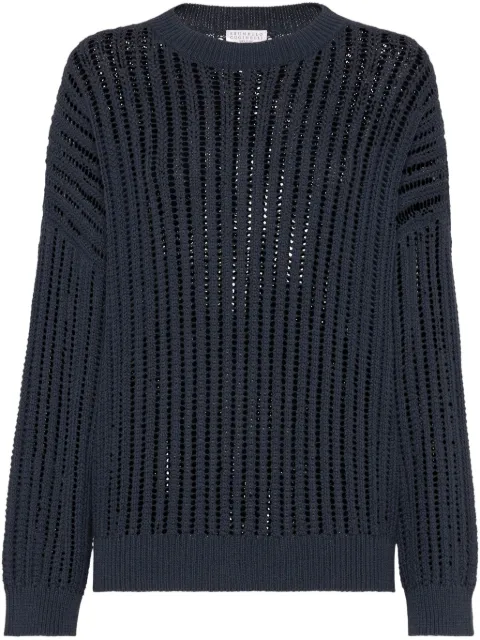Brunello Cucinelli open-knit jumper