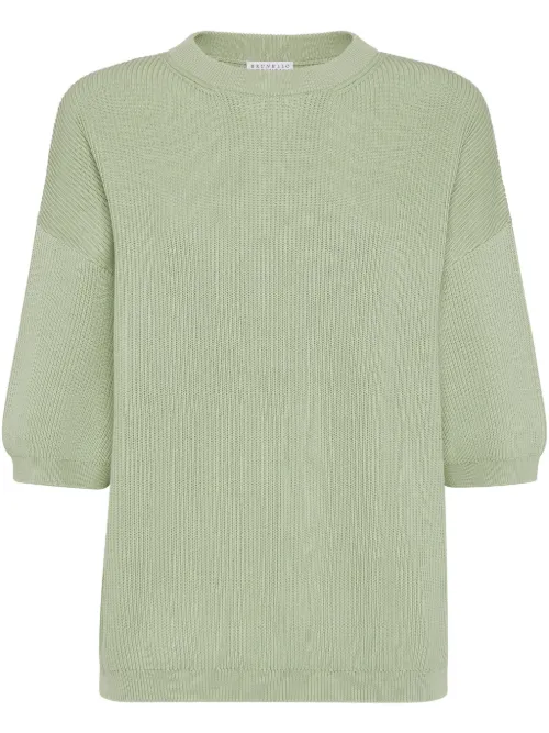 Pull English en maille nervurée - Brunello Cucinelli - Modalova