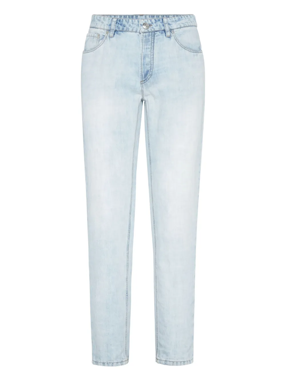 Brunello Cucinelli logo-patch jeans | Blue | Image 1
