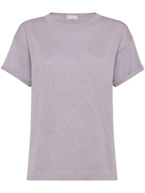 Brunello Cucinelli silk-blend top