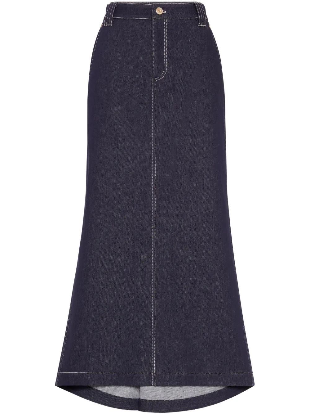 Brunello Cucinelli jupe en jean | bleu | Image 1