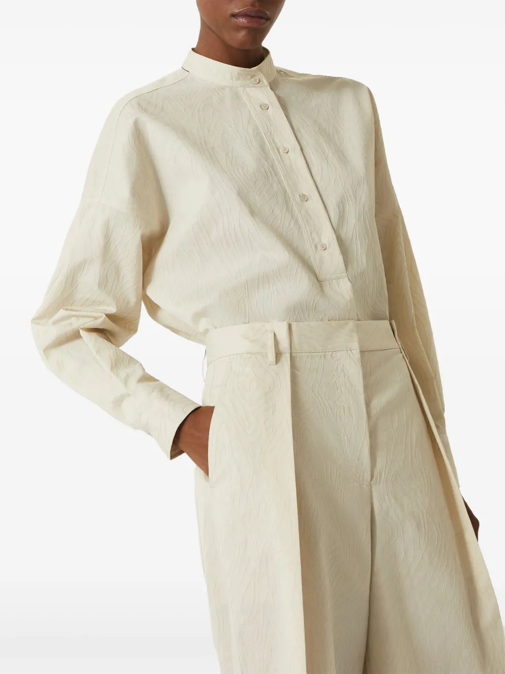Brunello Cucinelli Cropped broek Geel