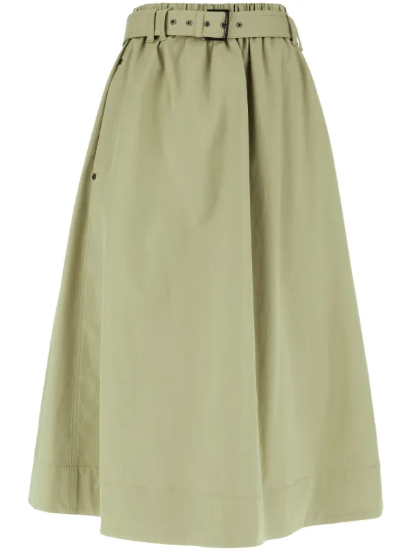 Brunello Cucinelli Gonna Con Cintura | Toni Neutri | FARFETCH IT