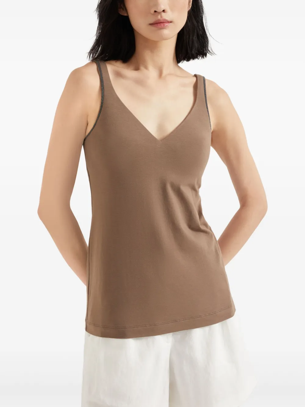 Brunello Cucinelli Jersey top Bruin