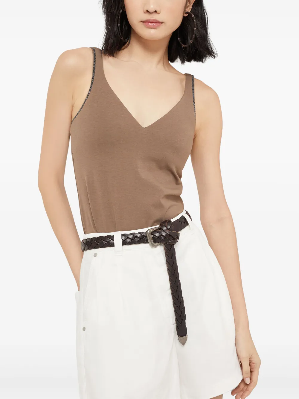 Brunello Cucinelli Jersey top Bruin