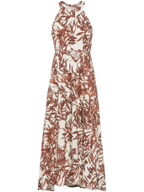 Brunello Cucinelli Herbarium-print maxi dress