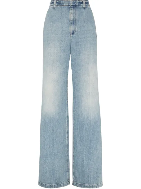 Brunello Cucinelli high-rise wide-leg jeans