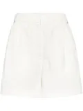 Brunello Cucinelli cotton-linen shorts - White