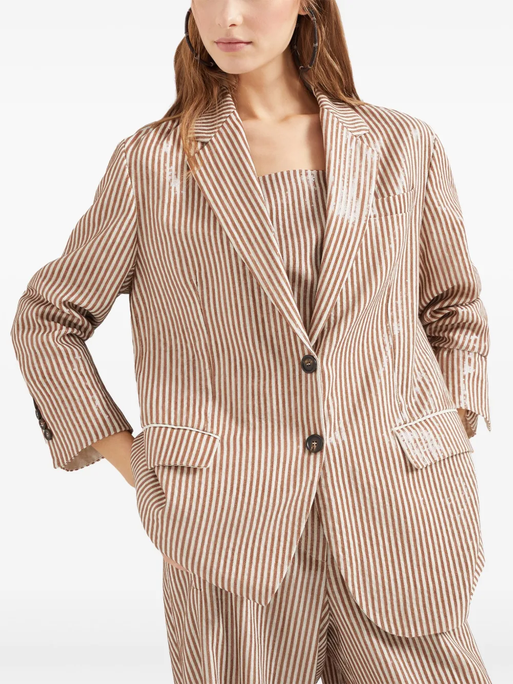 Brunello Cucinelli sequinned blazer | Image 6