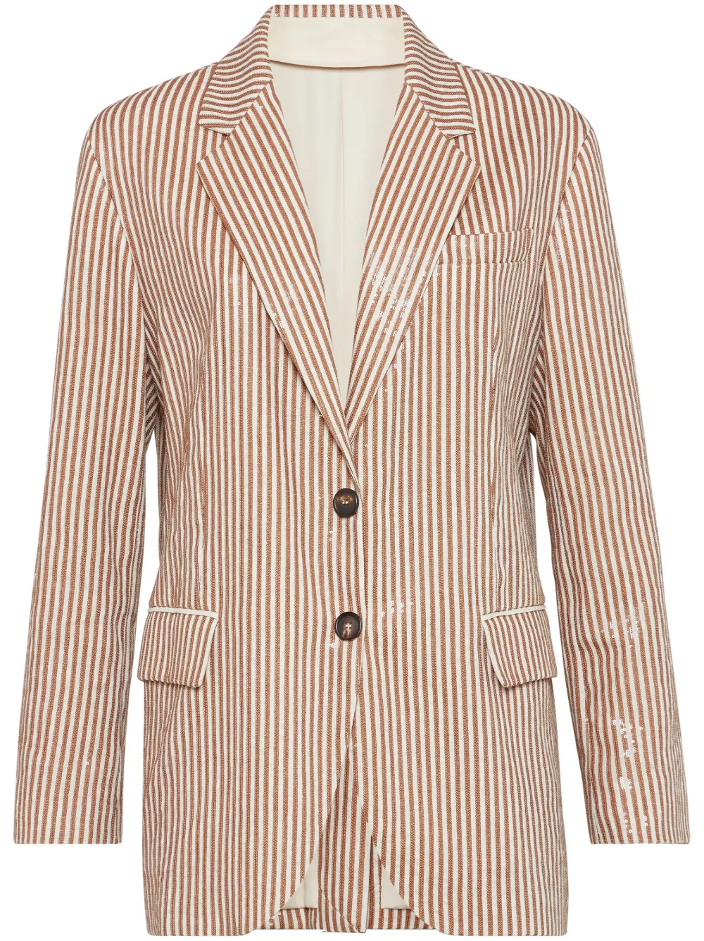 Brunello Cucinelli sequinned blazer | Neutrals | Image 1