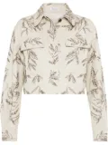 Brunello Cucinelli Flora embroidered jacket - Neutrals