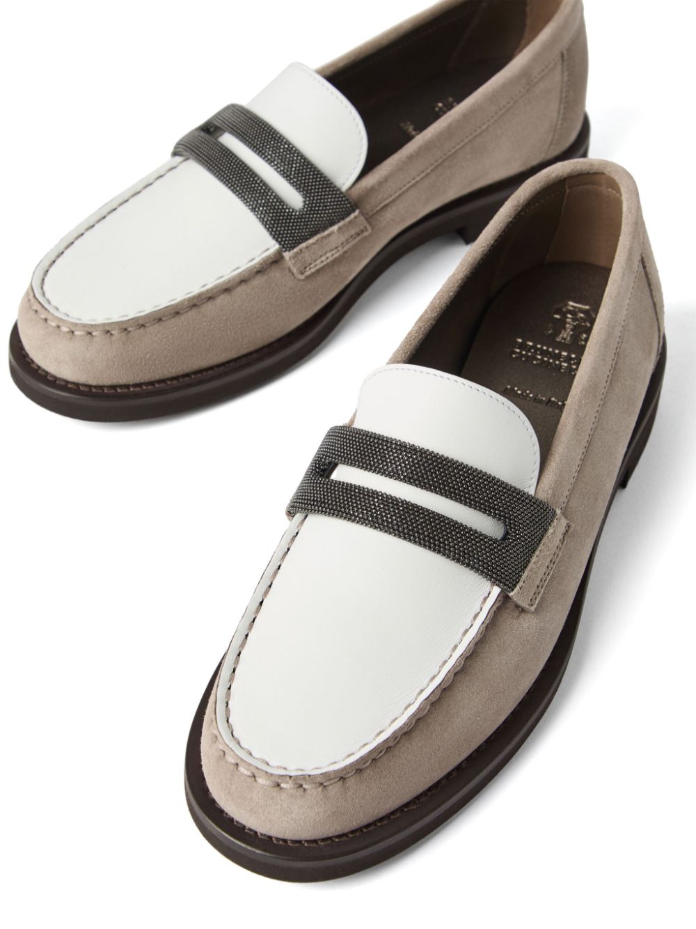 Brunello Cucinelli Suède loafers Beige