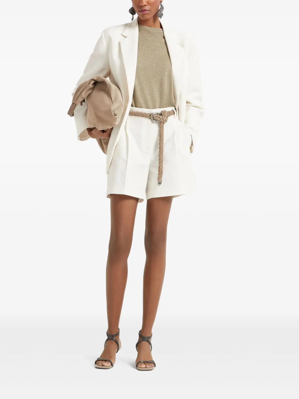 Brunello Cucinelli lurex T-shirt | T-Shirts & Jersey Shirts | Image 2