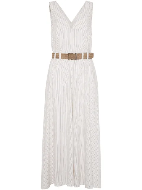 Brunello Cucinelli vestido de sarga