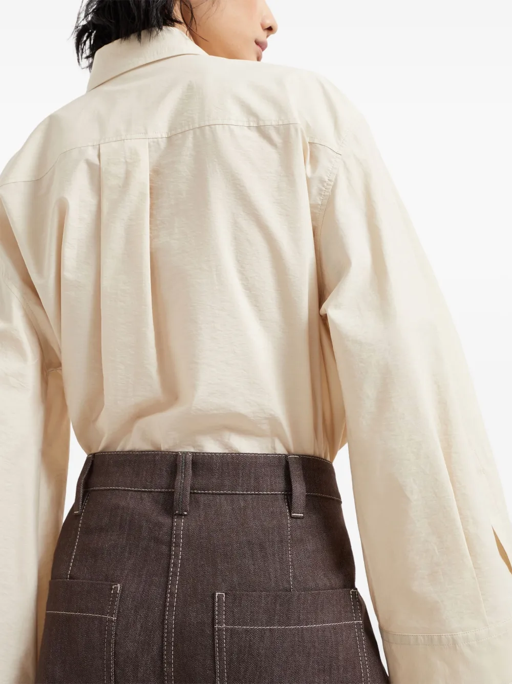 Brunello Cucinelli Straight broek Bruin