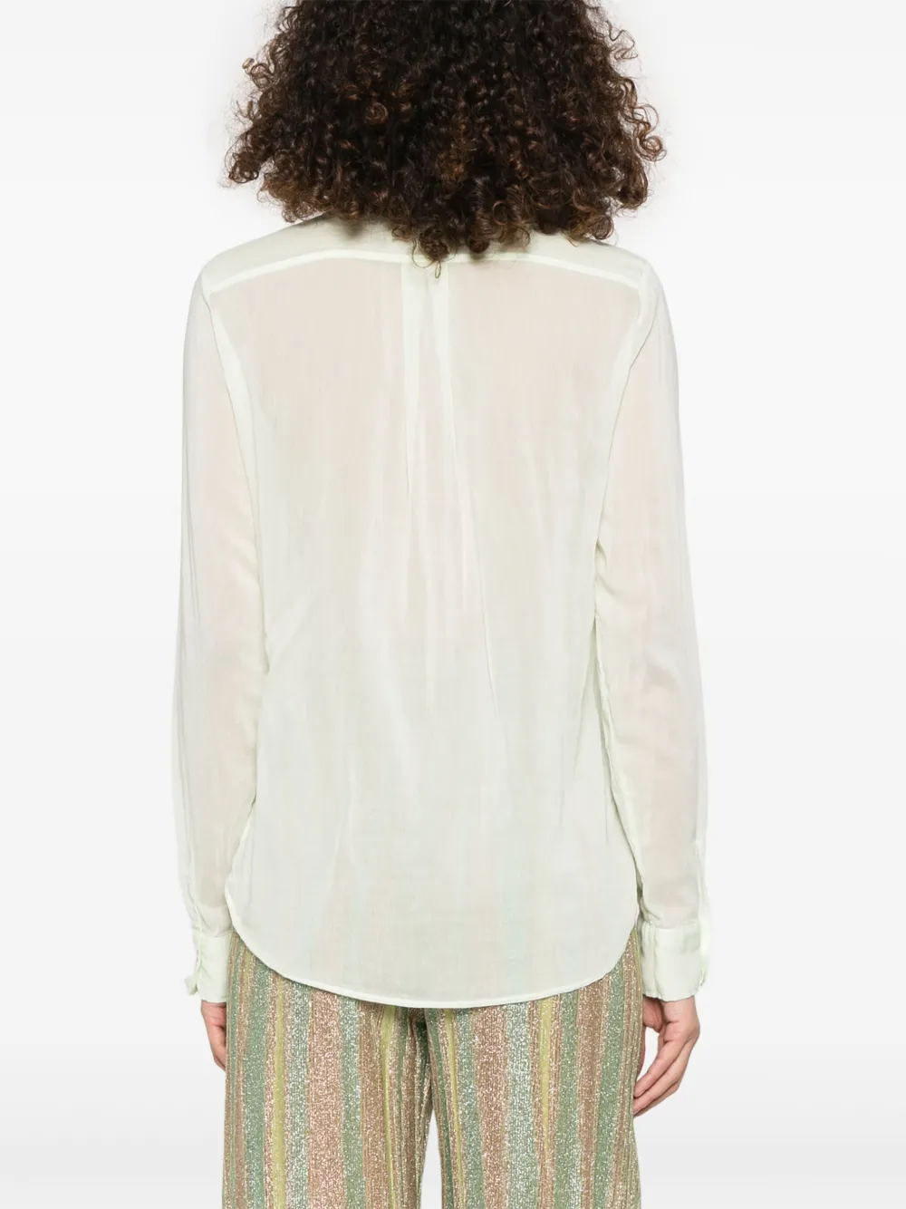 FORTE FORTE CRYSTAL-EMBELLISHED SHIRT