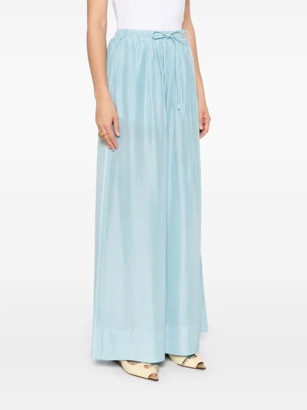 パンツ FORTE FORTE Women Straight Pants 13234MYPANTS4003 Blue Forte Forte // 13234_my pants - Vandaan