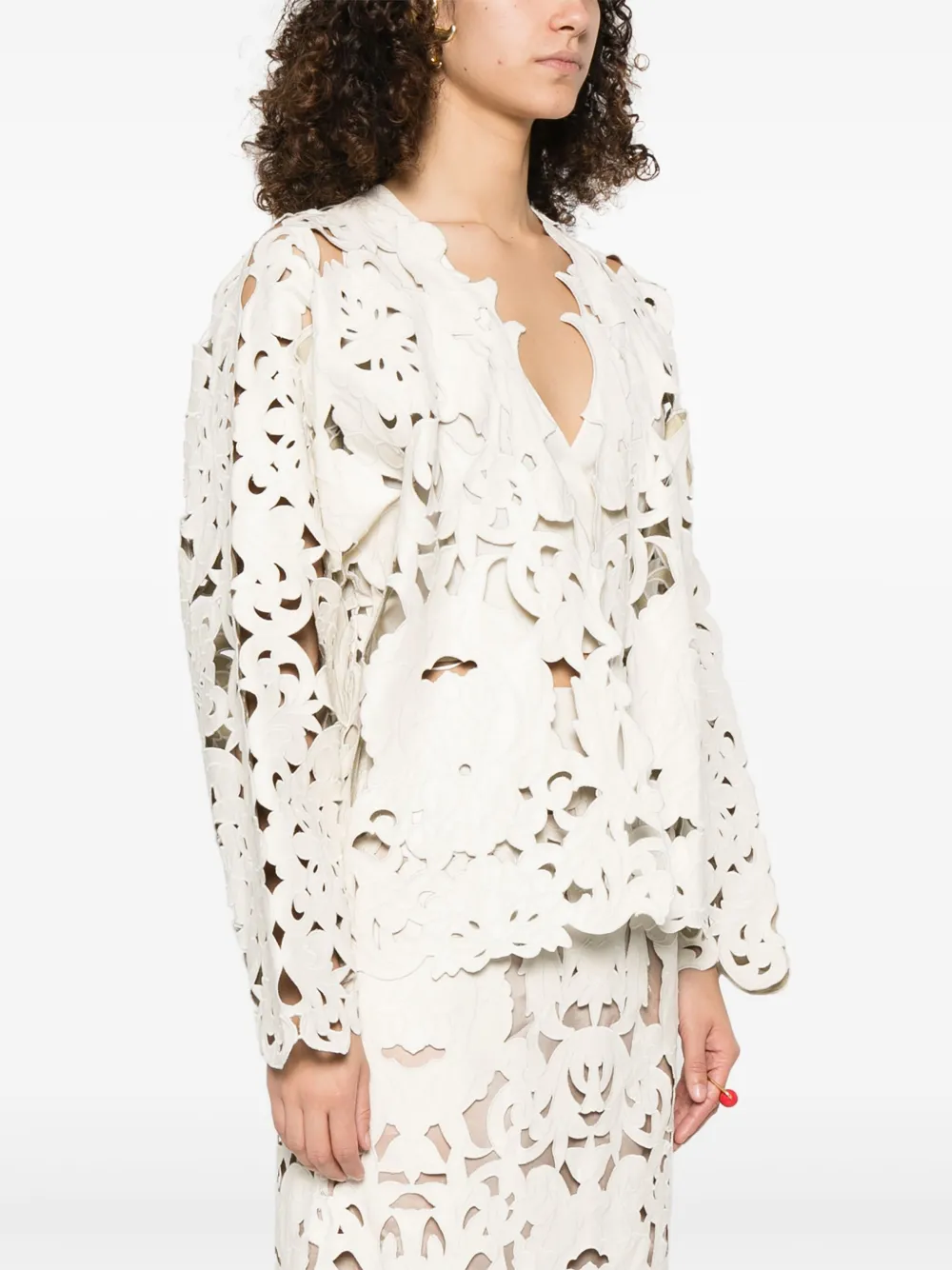 Forte Jack met kant Beige