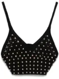 Forte Forte crystal-embellished top - Black