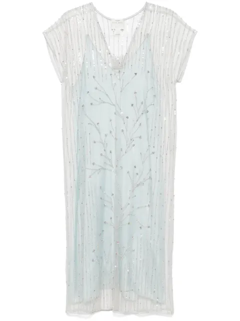 Forte Forte Vestido midi com paetês