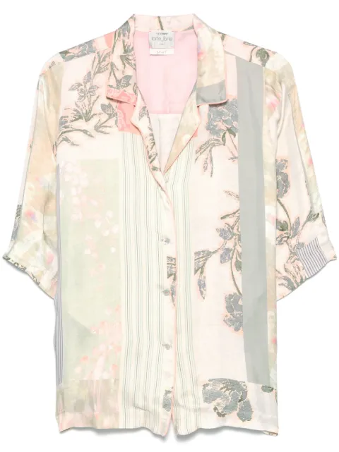 Forte Forte patchwork-print shirt