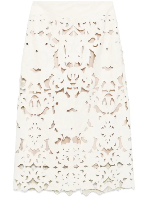Forte Forte floral-motif midi skirt