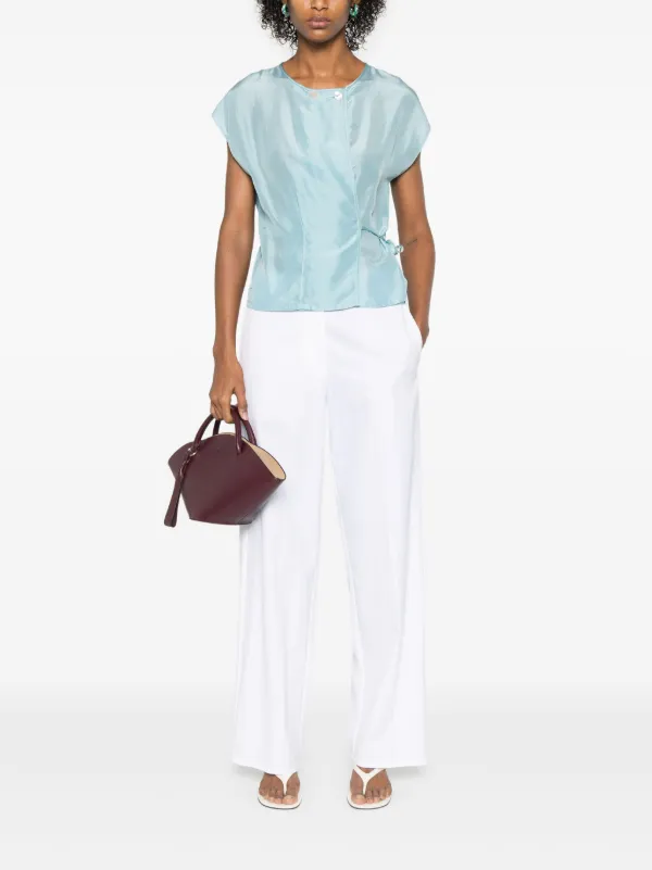 silk trousers