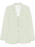 Forte Forte slub-texture blazer - Green