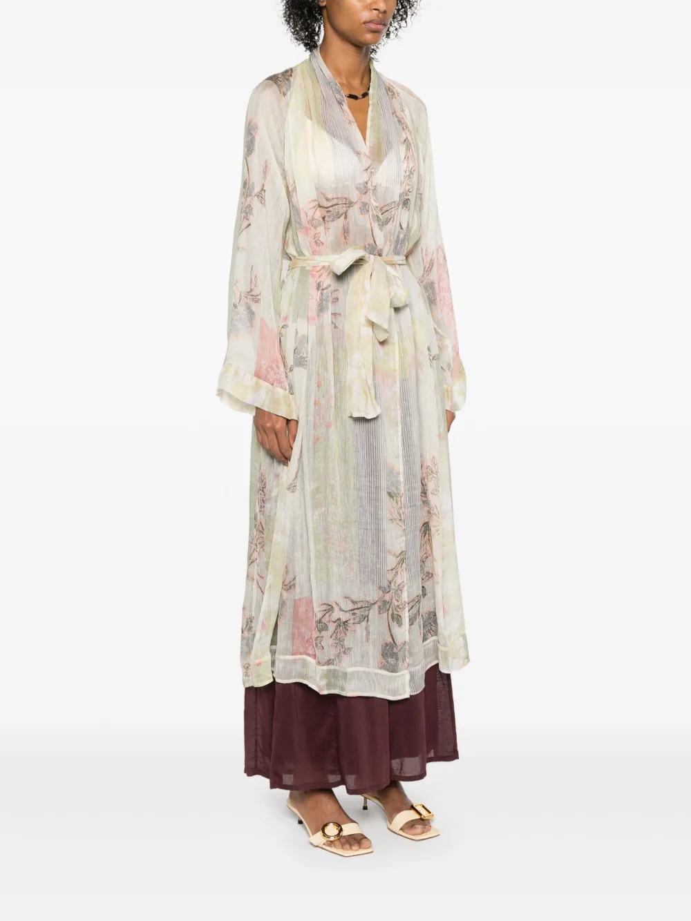FORTE FORTE SEMI-SHEER COAT