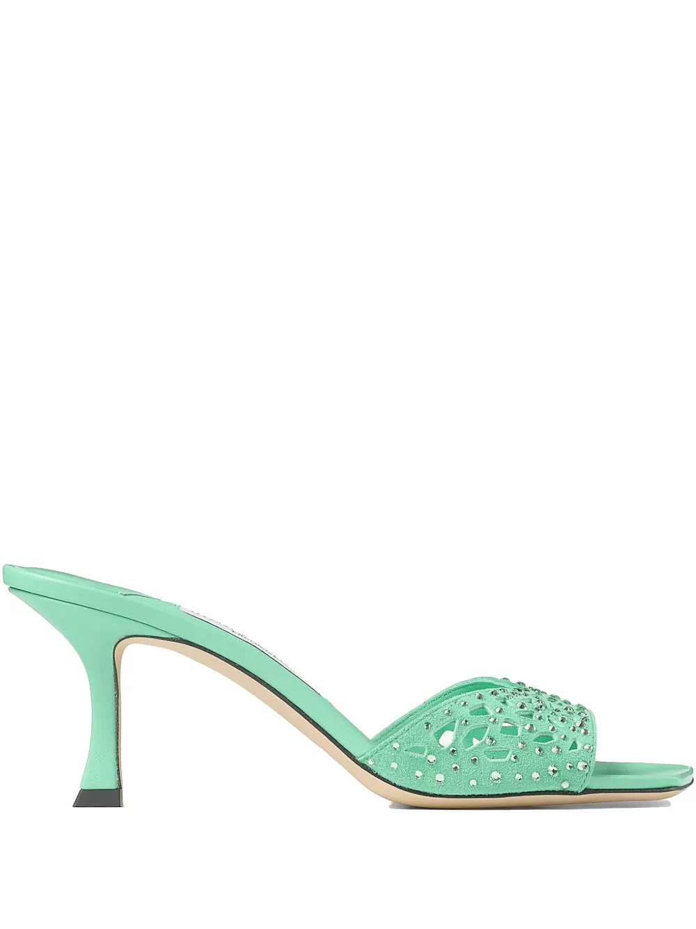 Jimmy Choo Skye 70mm muiltjes Groen