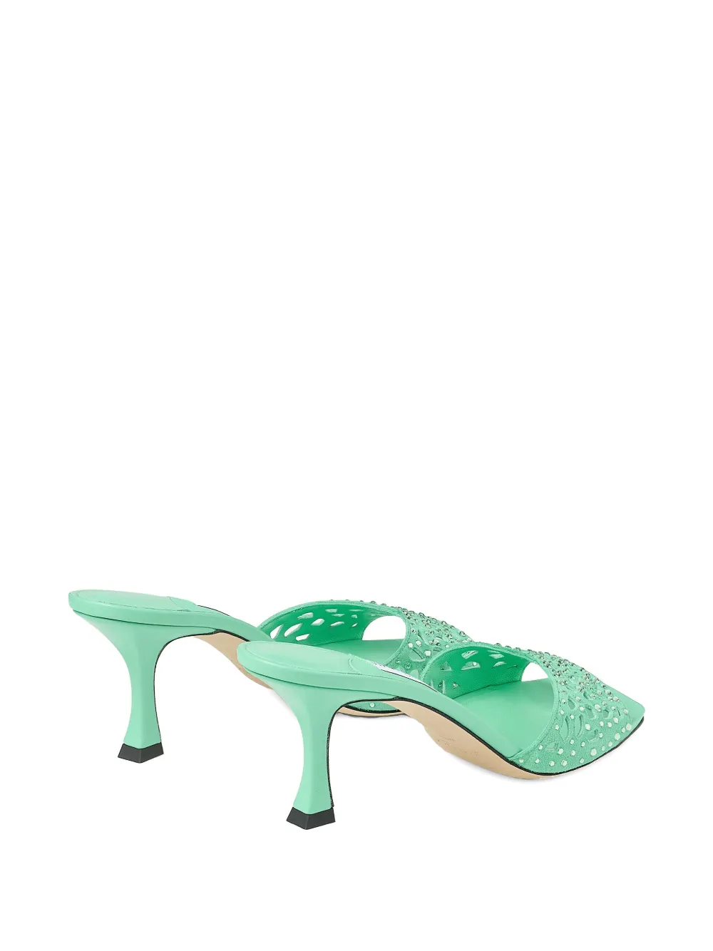 Jimmy Choo Skye 70mm muiltjes Groen