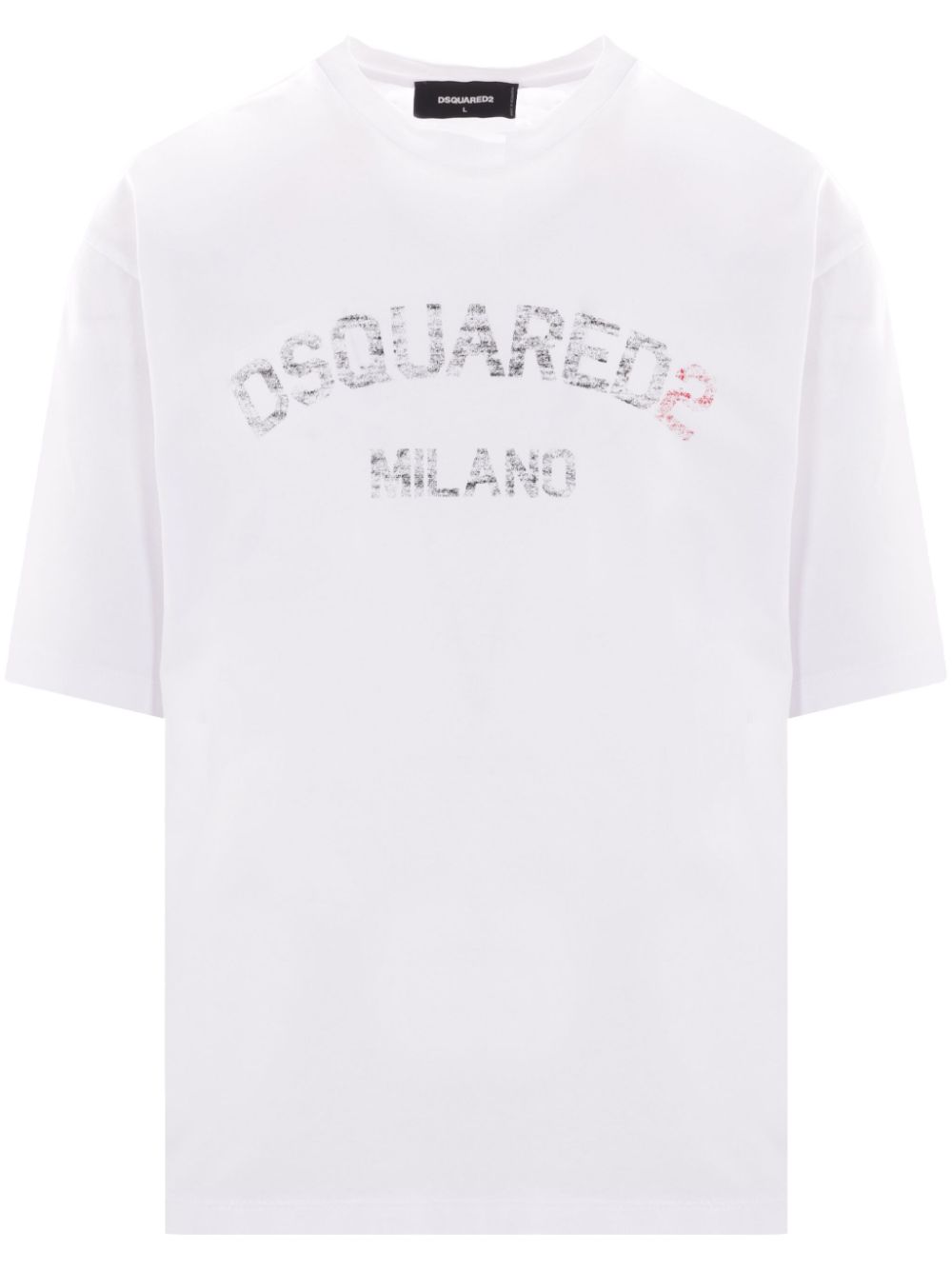 DSQUARED2 T-shirt met logoprint Wit