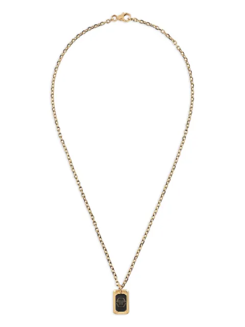 Philipp Plein Plein Tag IP chain necklace