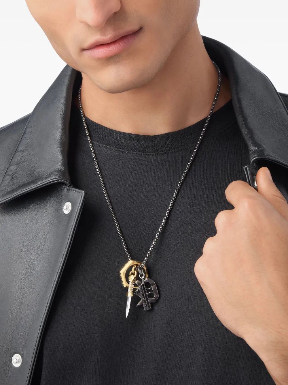 Philipp Plein collar con múltiples dijes | Image 2