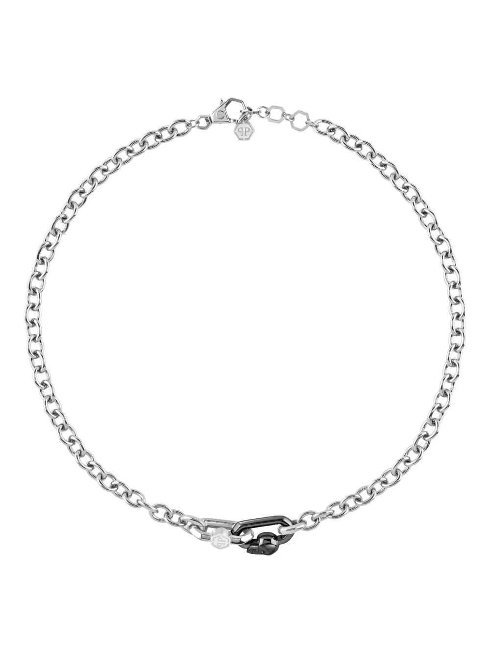 Philipp Plein chain-link necklace - Argento