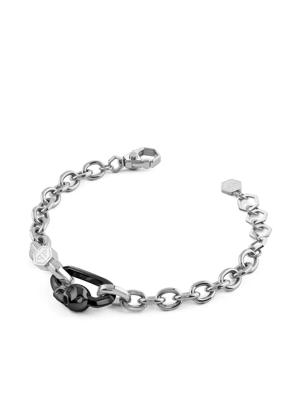 Philipp Plein Chain-link Bracelet In Metallic