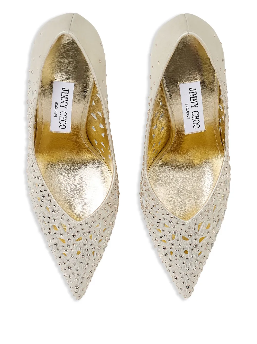 Jimmy Choo 90mm Ziri pumps Gold