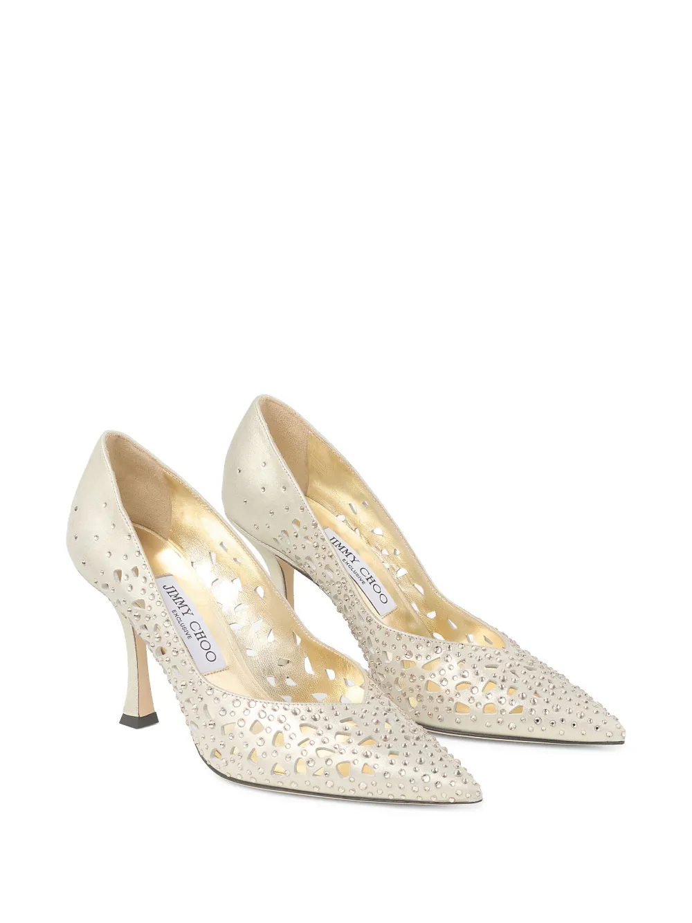 Jimmy Choo 90 mm Ziri pumps - Goud